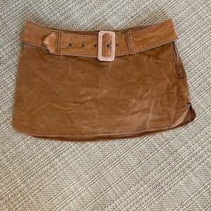 Free People corduroy mini skirt